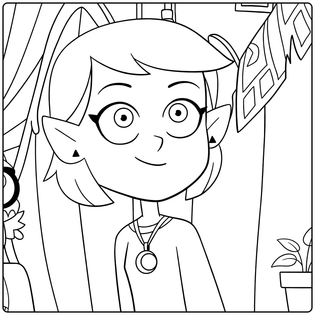 Amity Blight coloring page