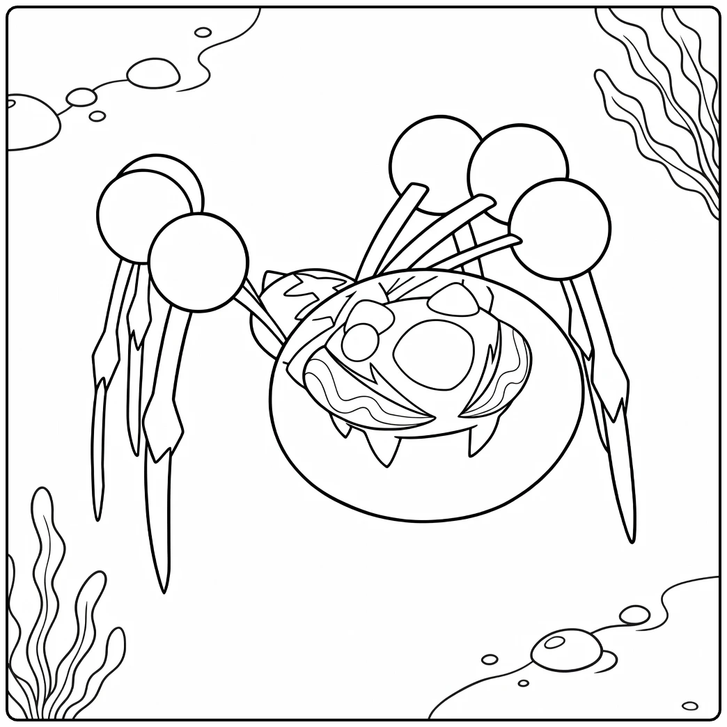Araquanid coloring page