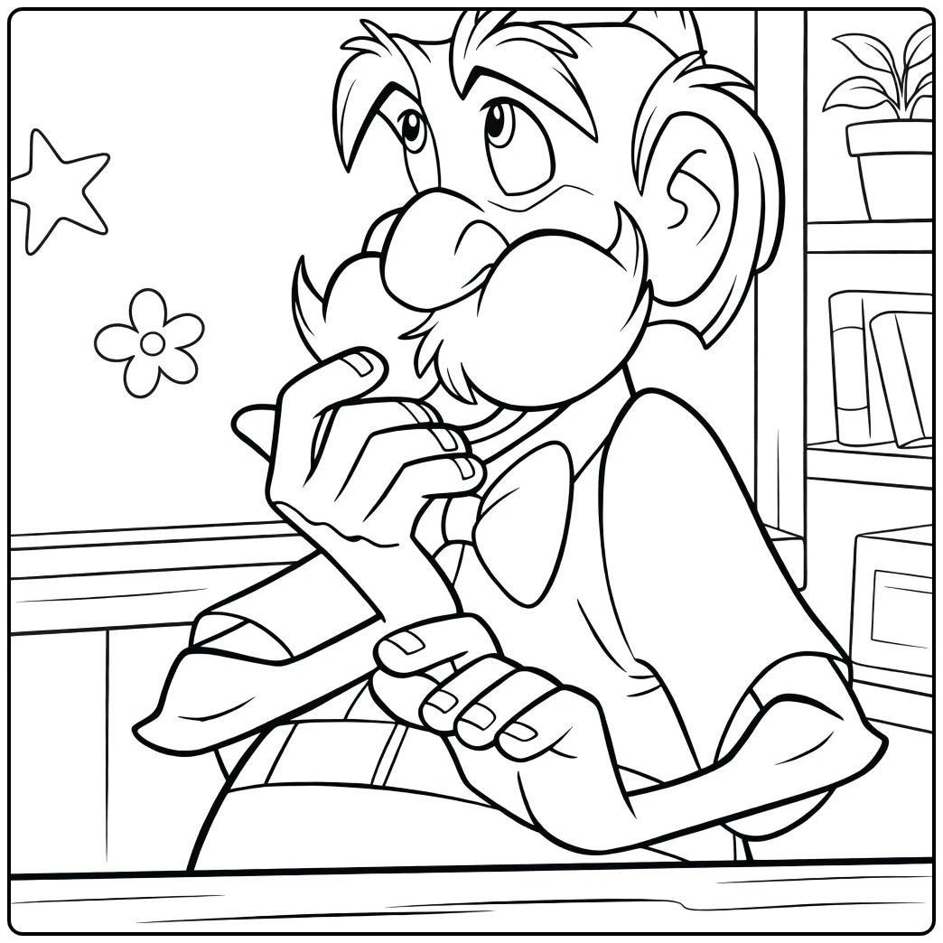 Archimedes coloring page