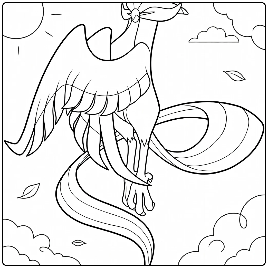 Articuno coloring page