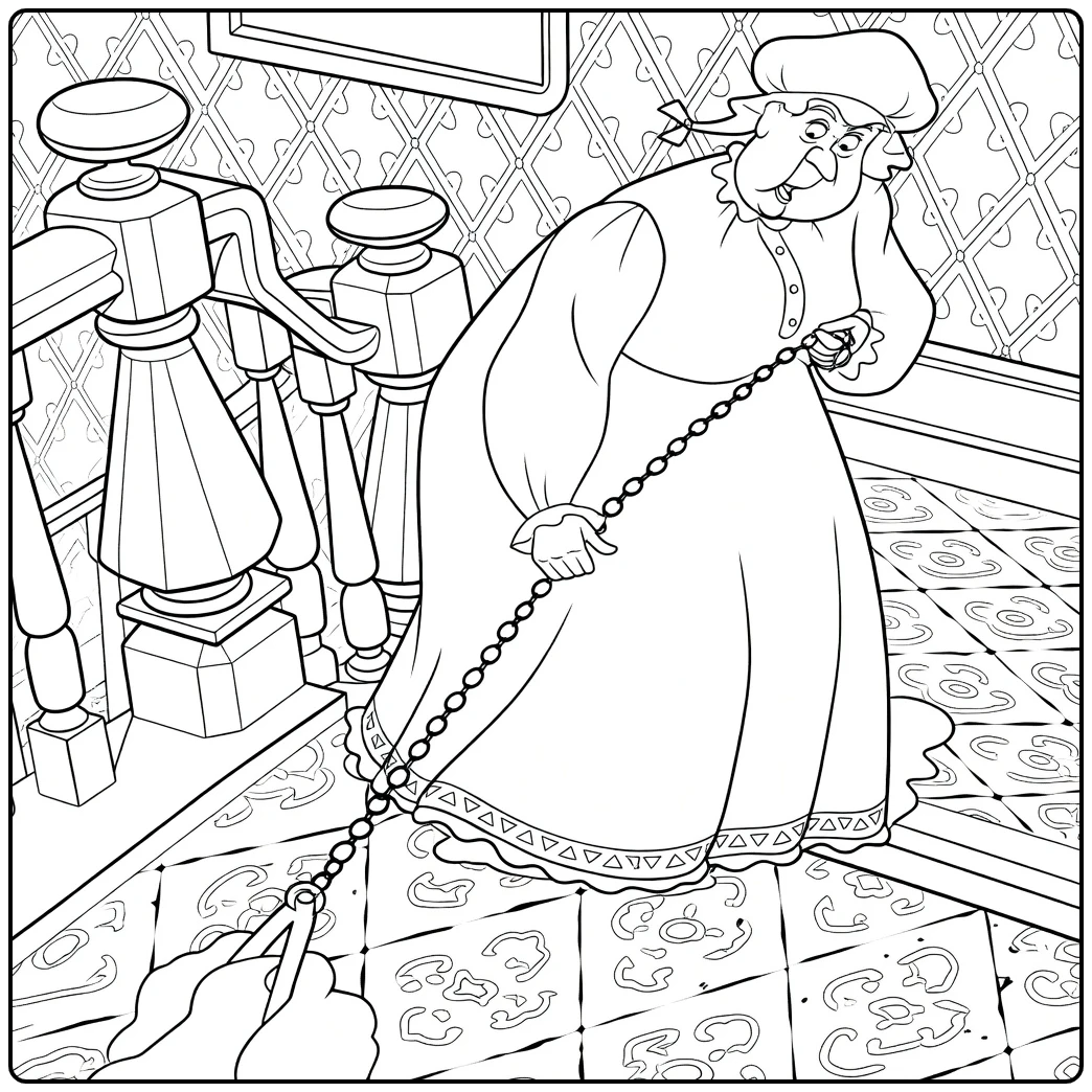 Aunt Sarah coloring page