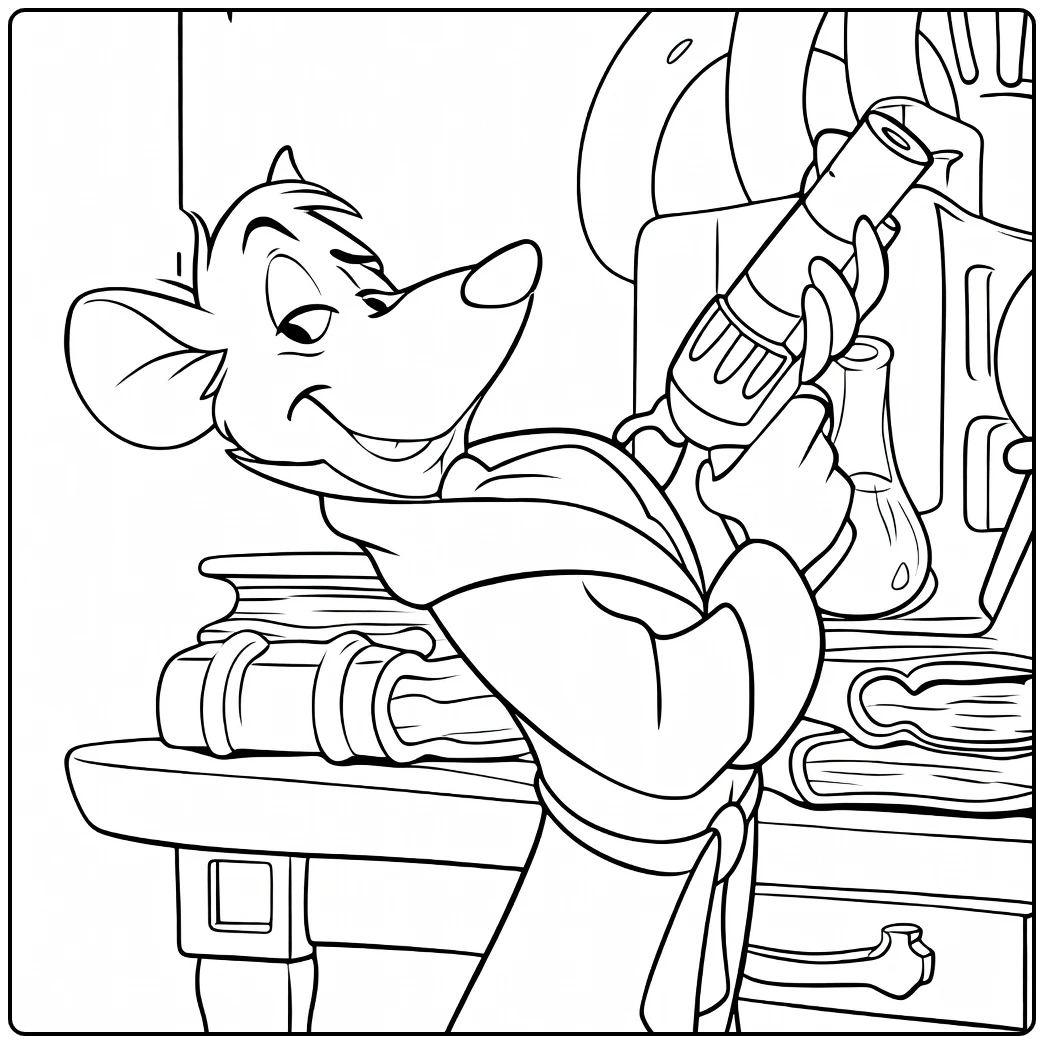 Basil Of Baker coloring page