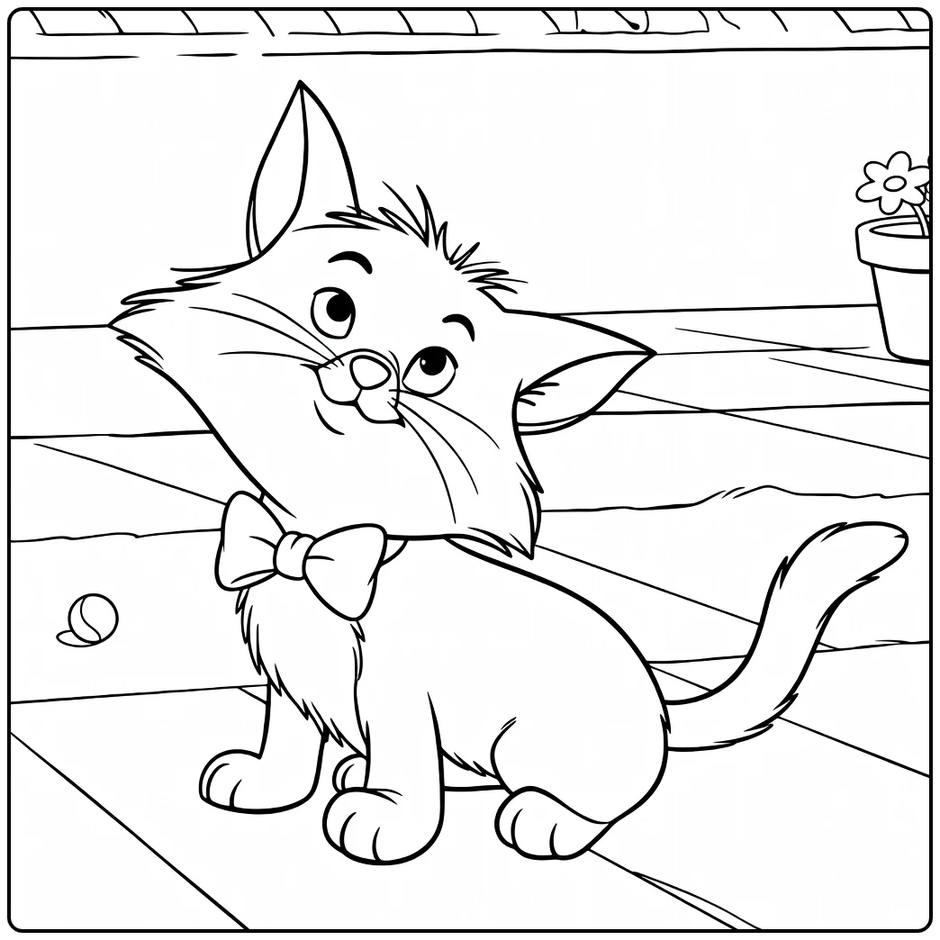 Berlioz coloring page