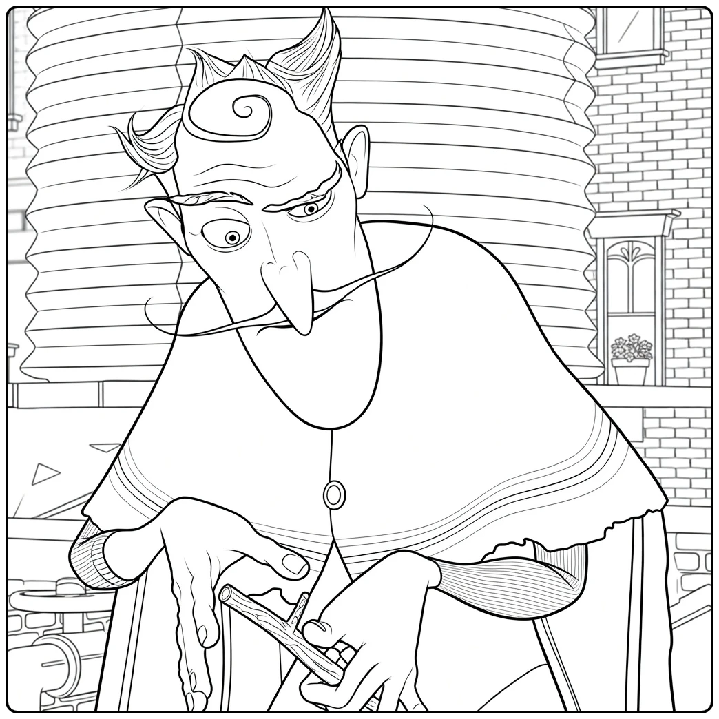 Bowler Hat Guy coloring page