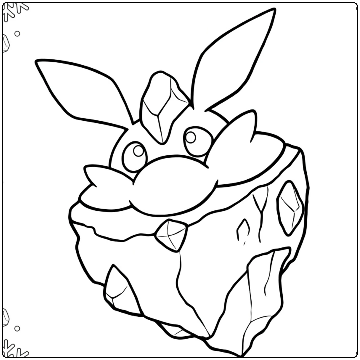Carbink Fun Pokemon coloring page