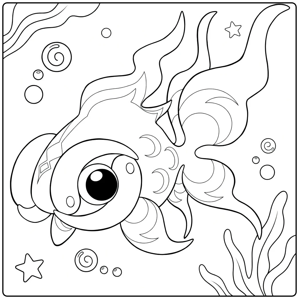 Chi Yu coloring page