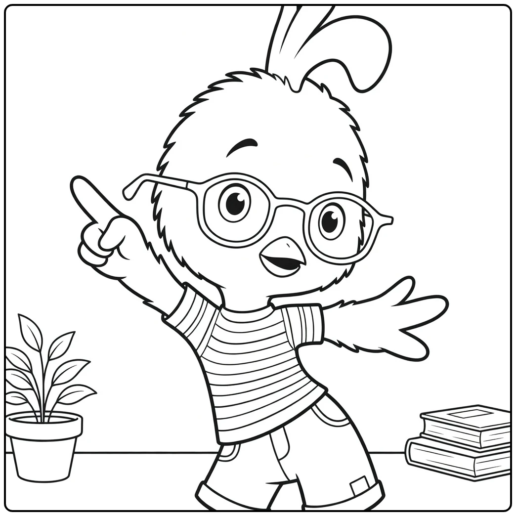 chicken Little Creative coloring page