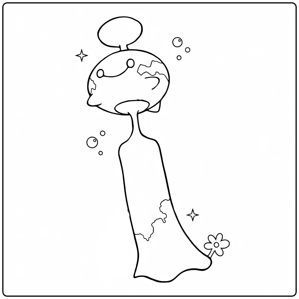 chimecho coloring page for kids Pokemon lijntekening