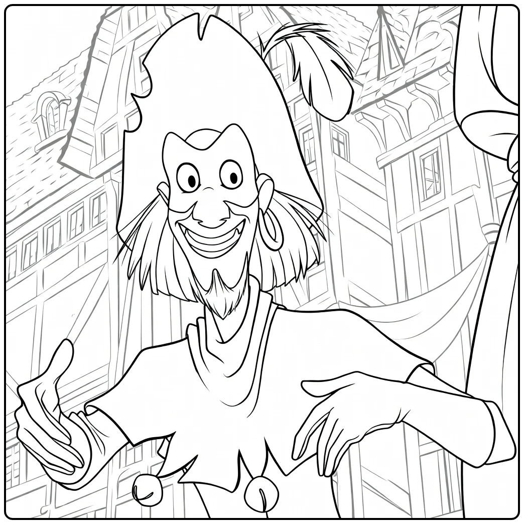 Clopin coloring page