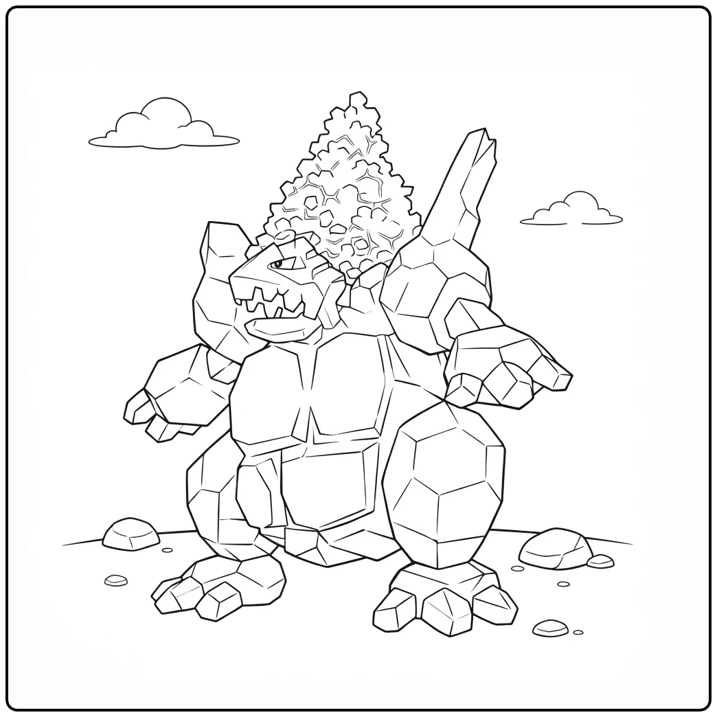 Coalossal for Kids and Fans coloring page