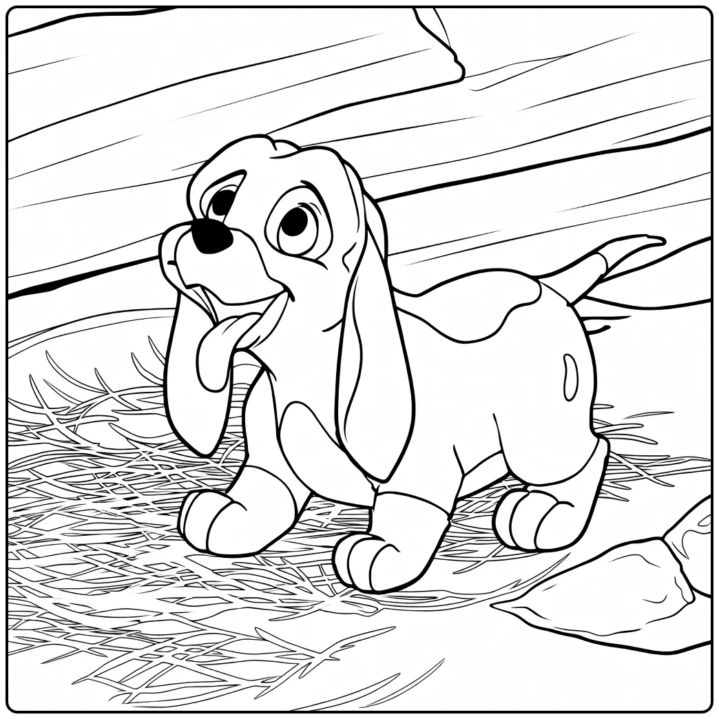 Copper coloring page