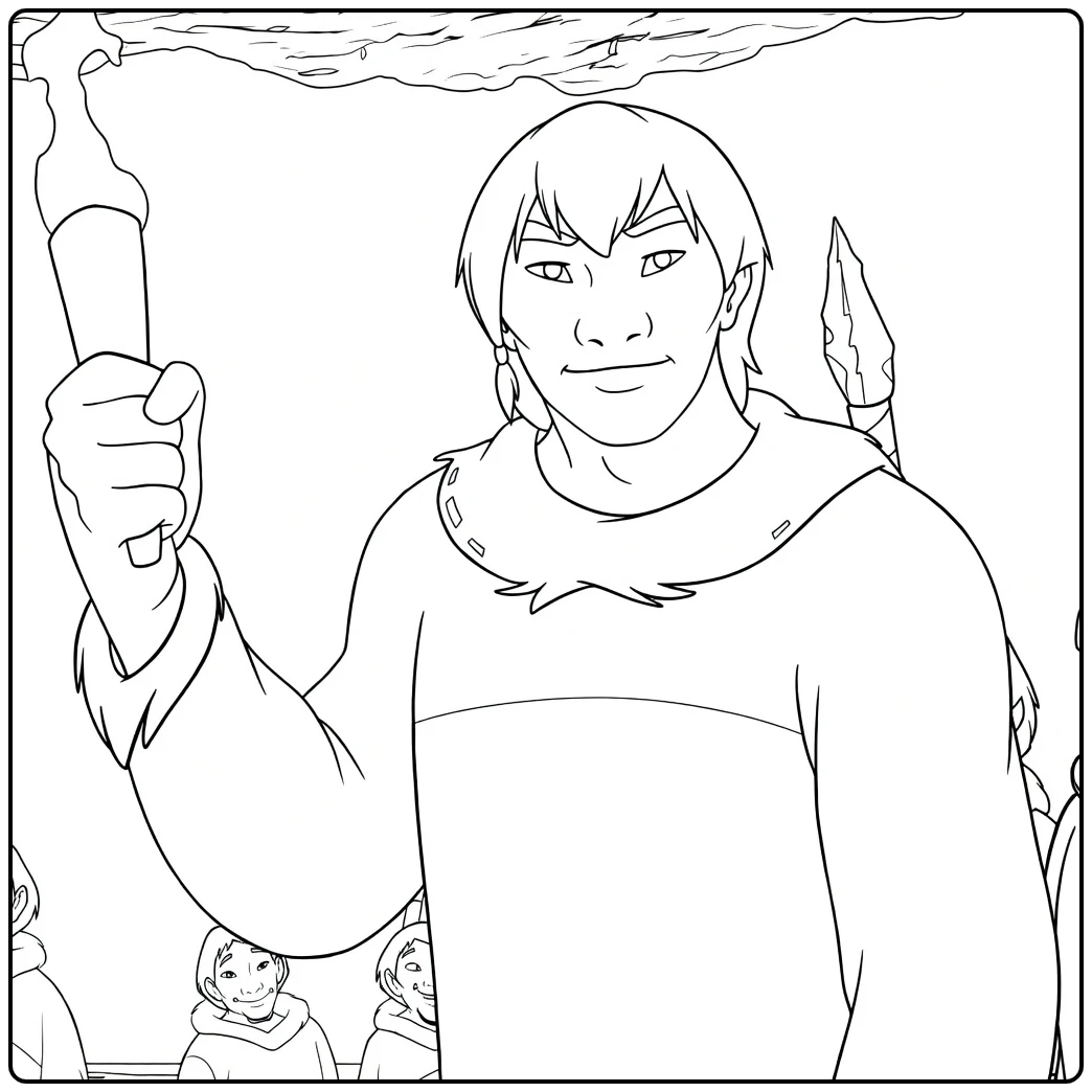 Denahi coloring page