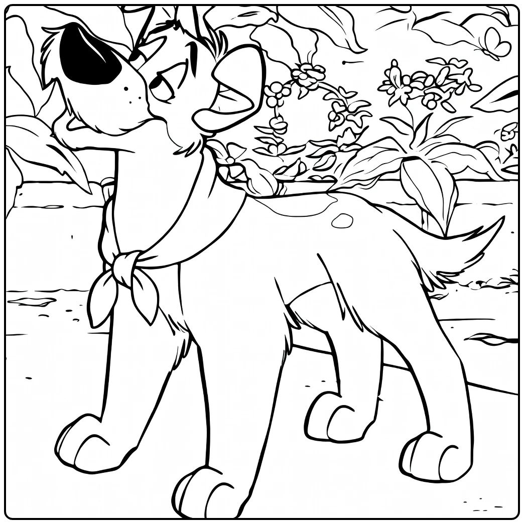 Dodger coloring page