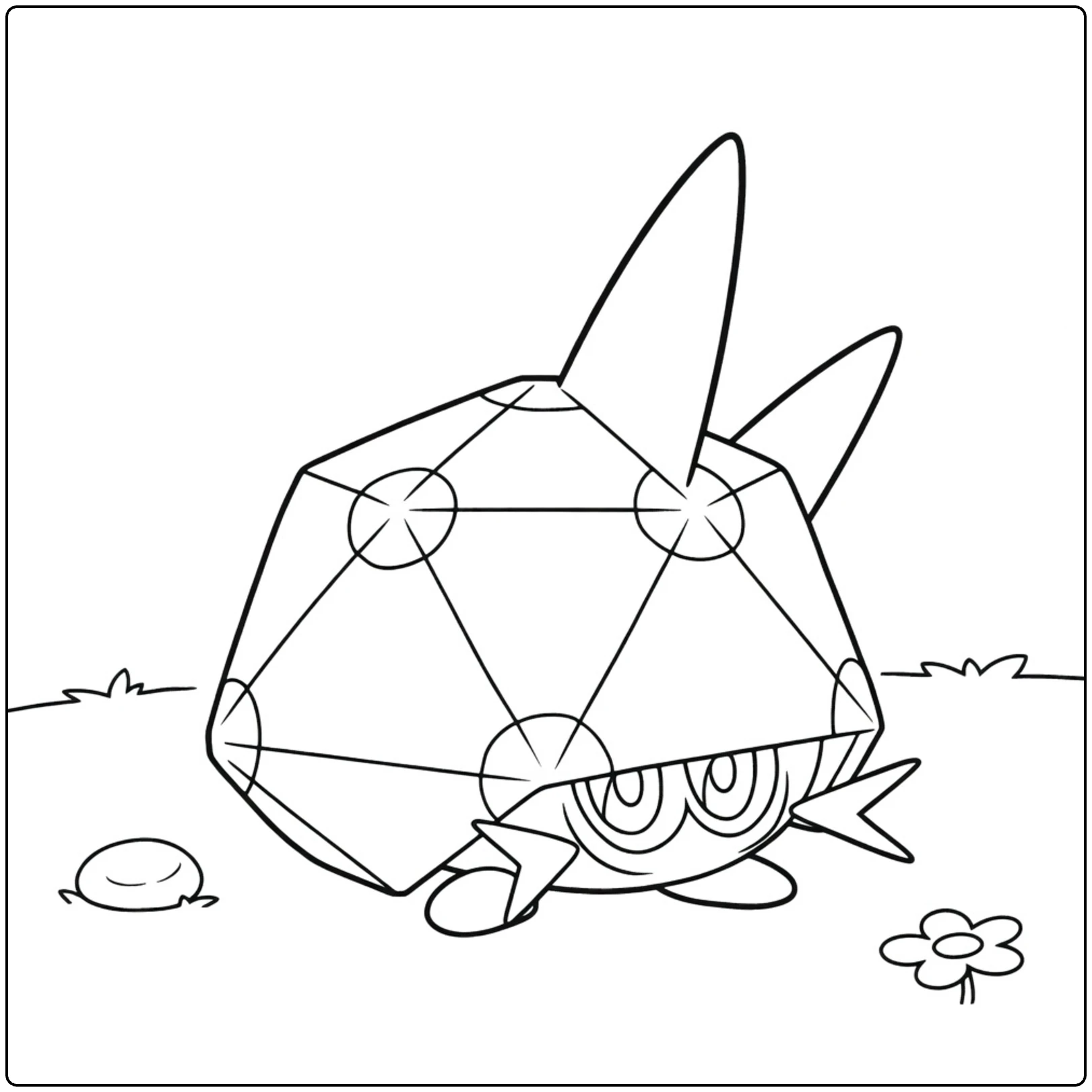 Dottler coloring page