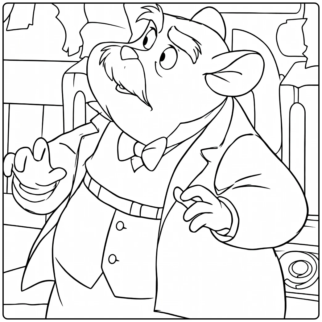 Dr Dawson coloring page