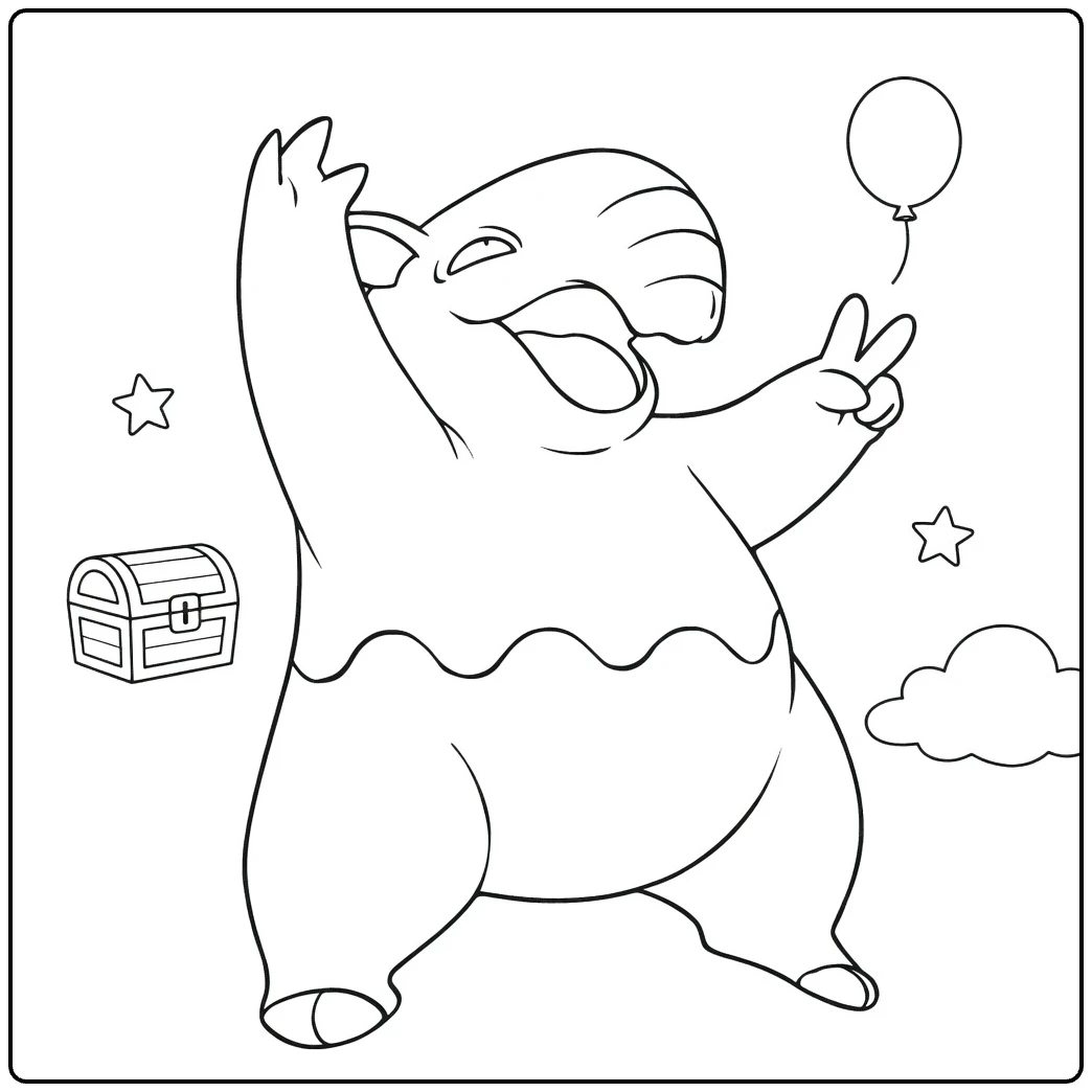 drowzee coloring page happy drowzee with sterretjes
