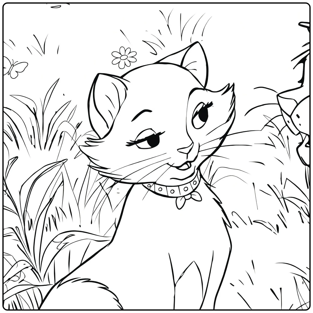 Duchess coloring page