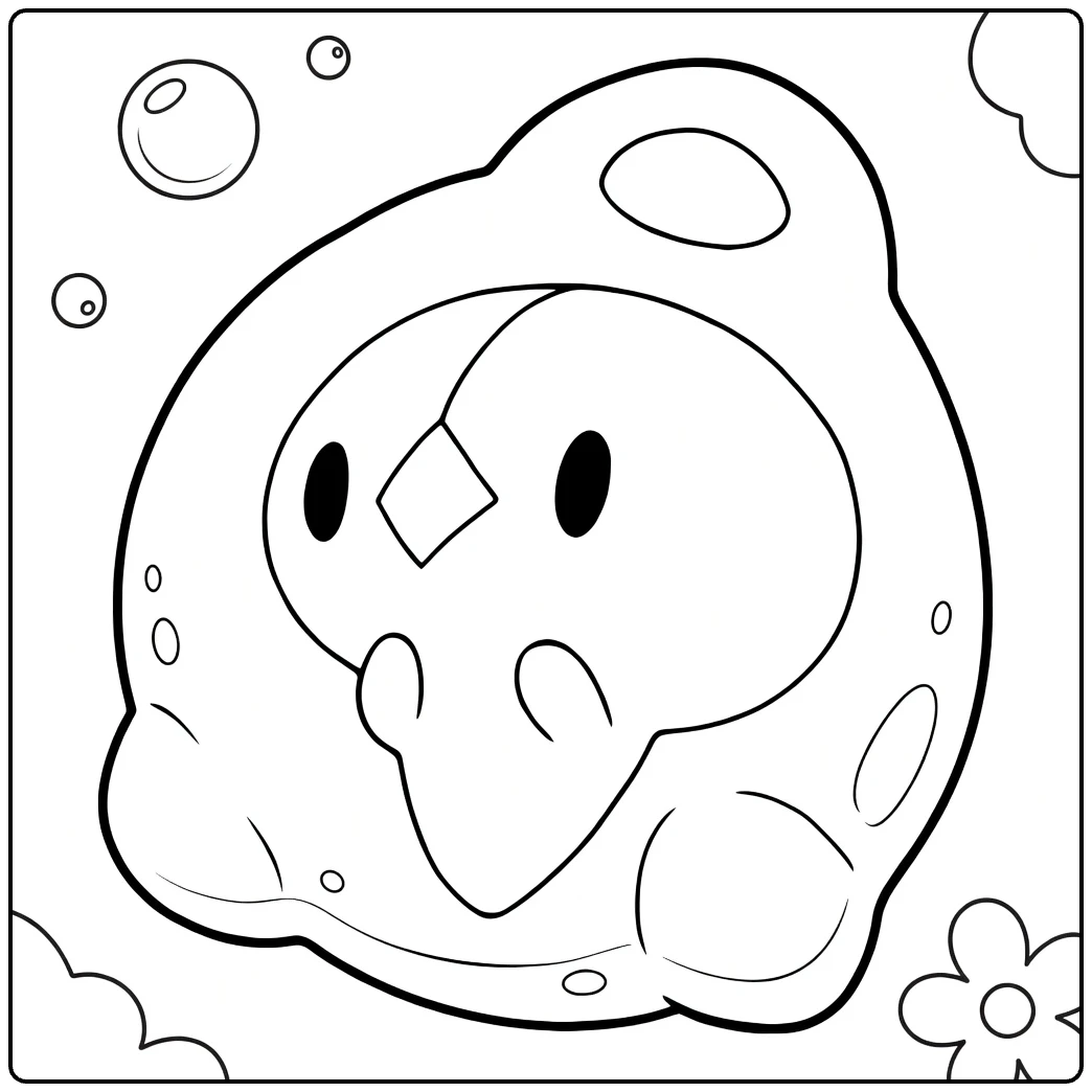 duosion coloring page fun Pokemon