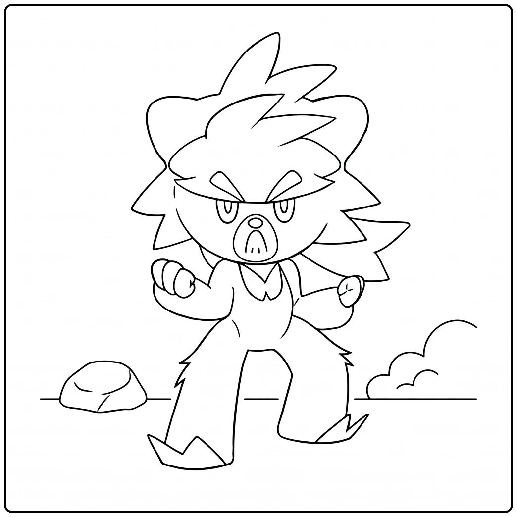 Eternatus coloring page