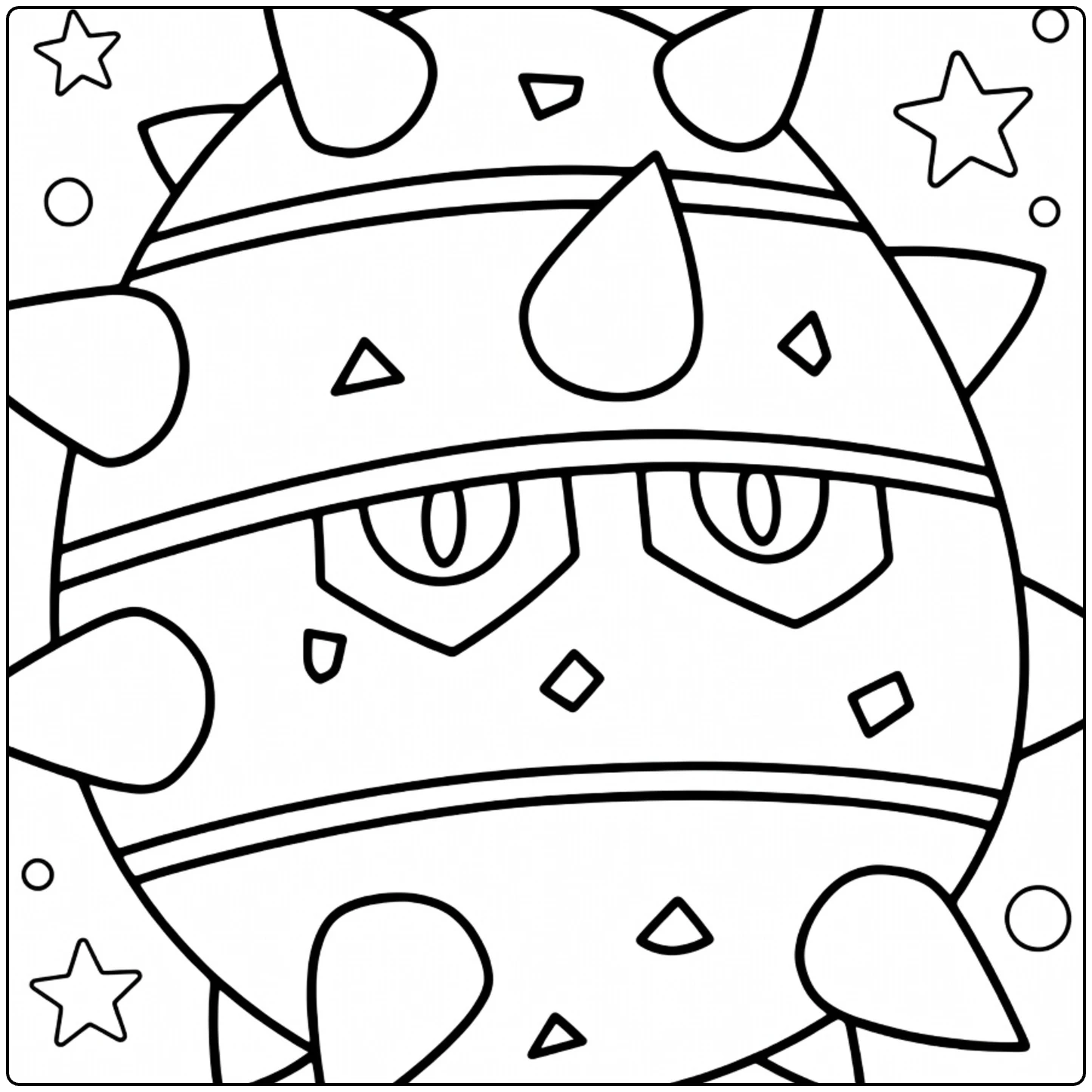 Ferroseed Fun for Kids coloring page