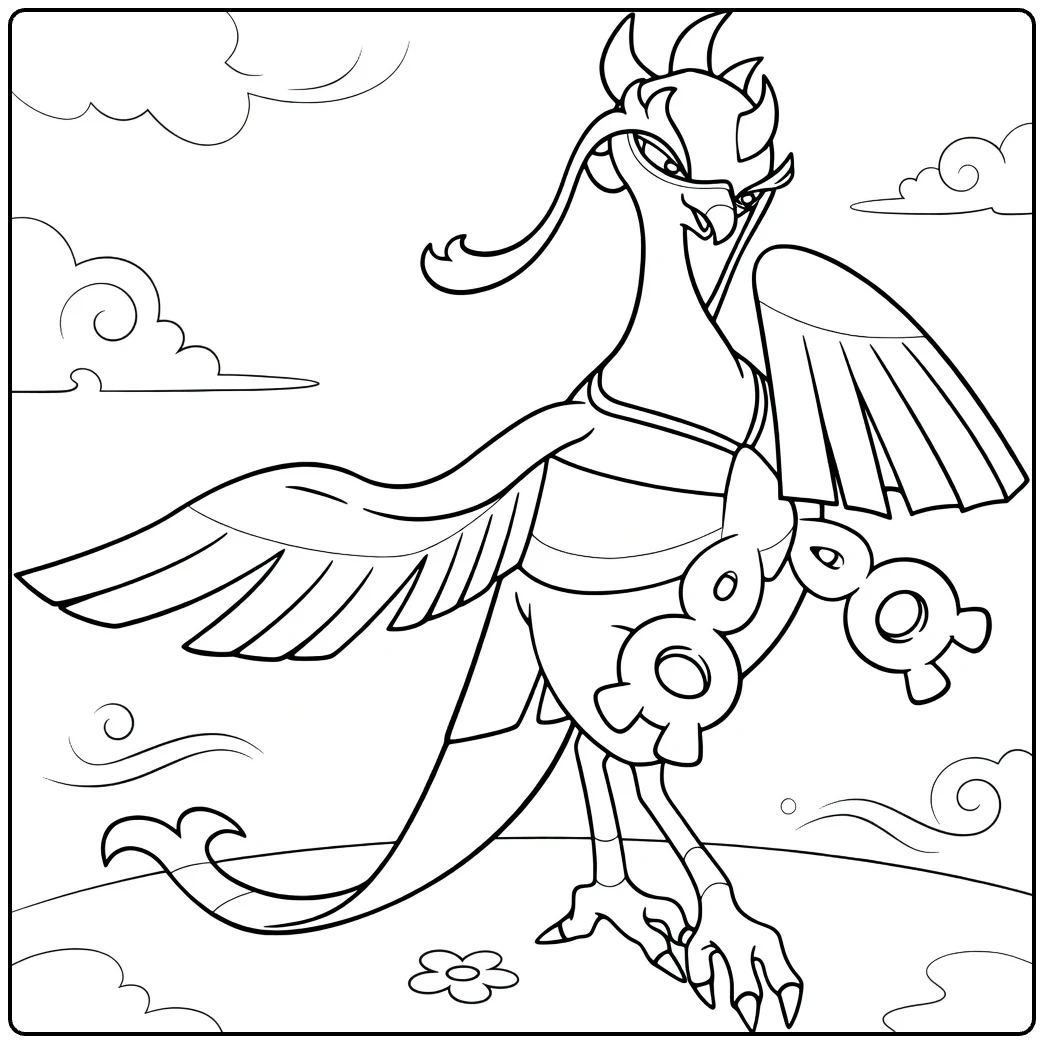 Fezandipiti coloring page