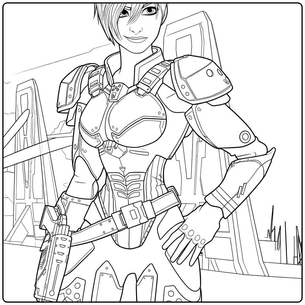 Fix It Felix coloring page