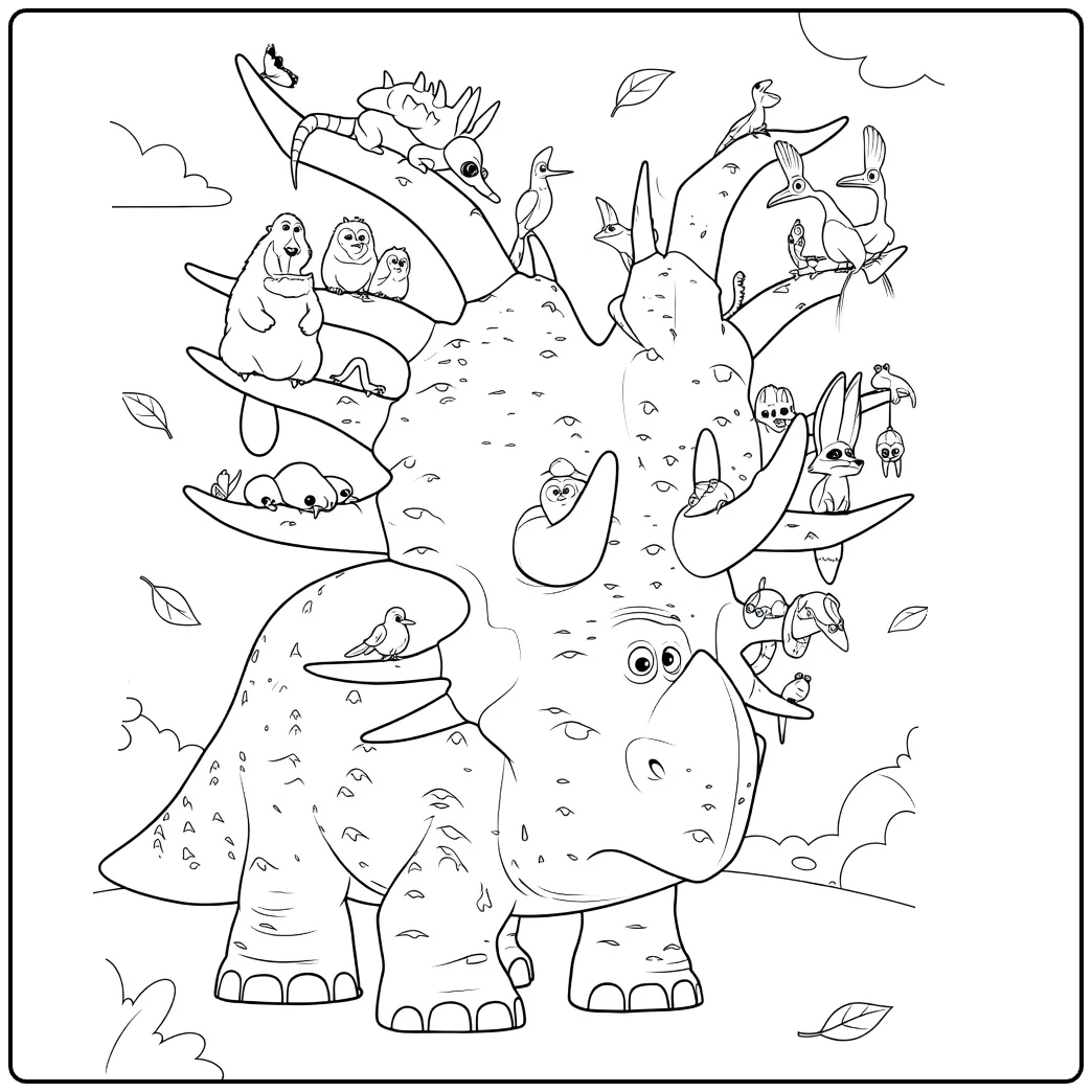 Forrest Woodbush coloring page