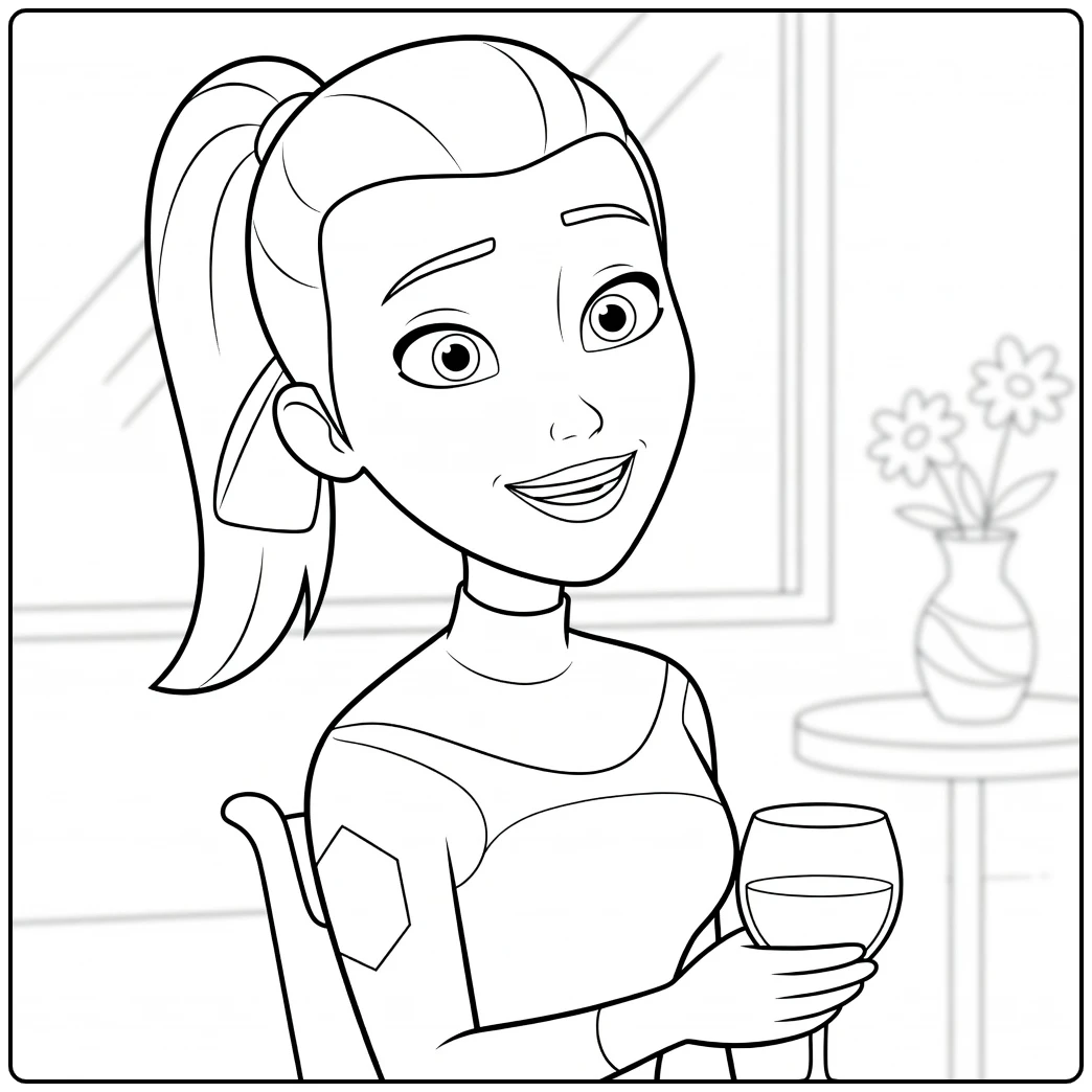 Franny Robinson coloring page