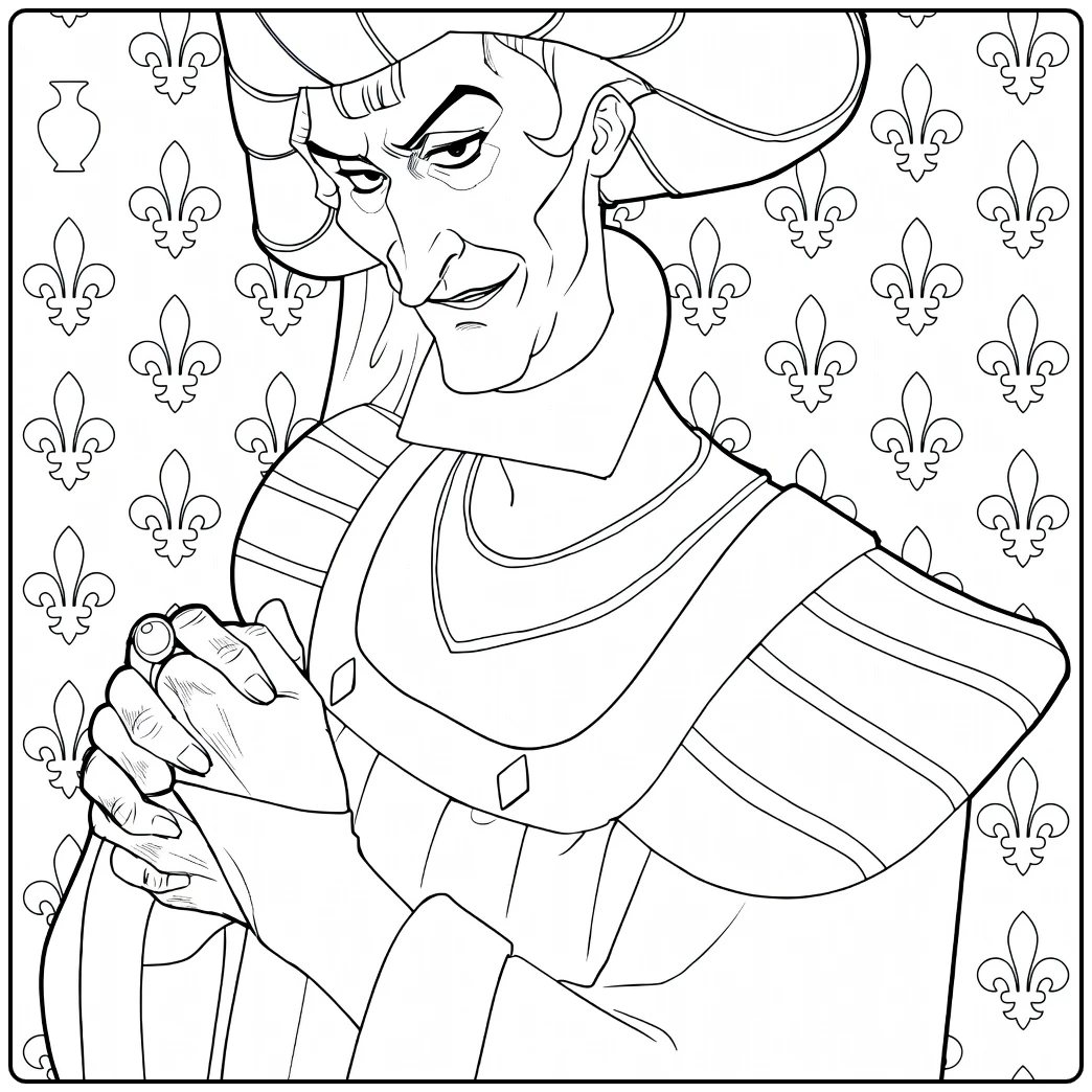 Frollo coloring page