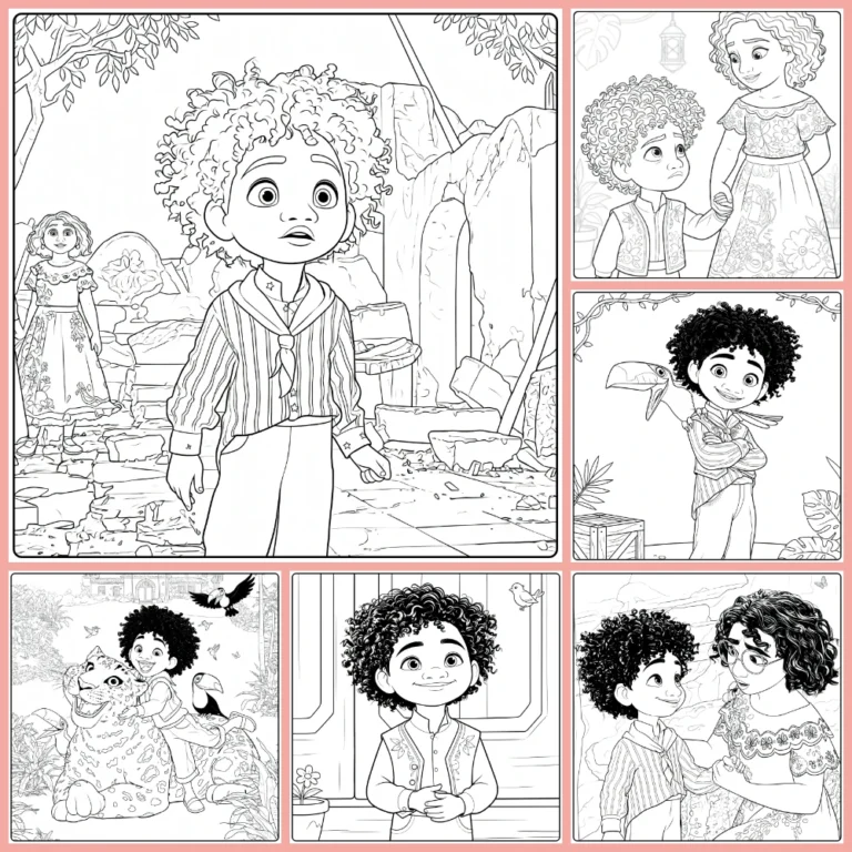 Antonio Madrigal coloring page collection cover image