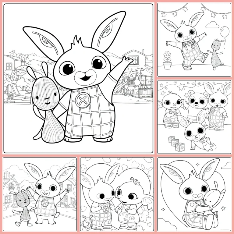 Bing coloring page collection cover image