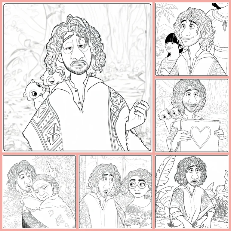 Bruno Madrigal coloring page collection cover image