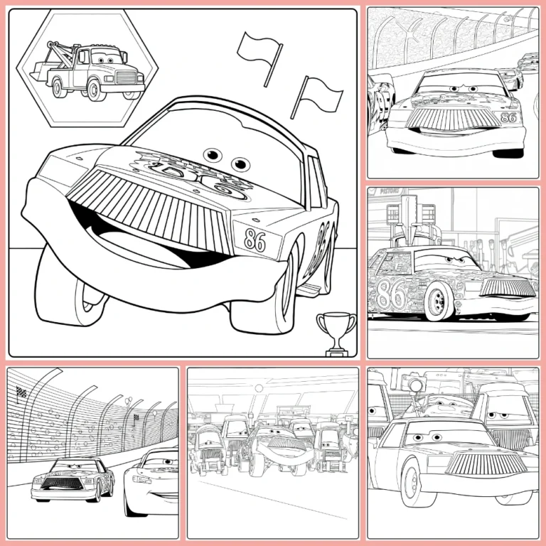 chick hicks coloring page collection cover image