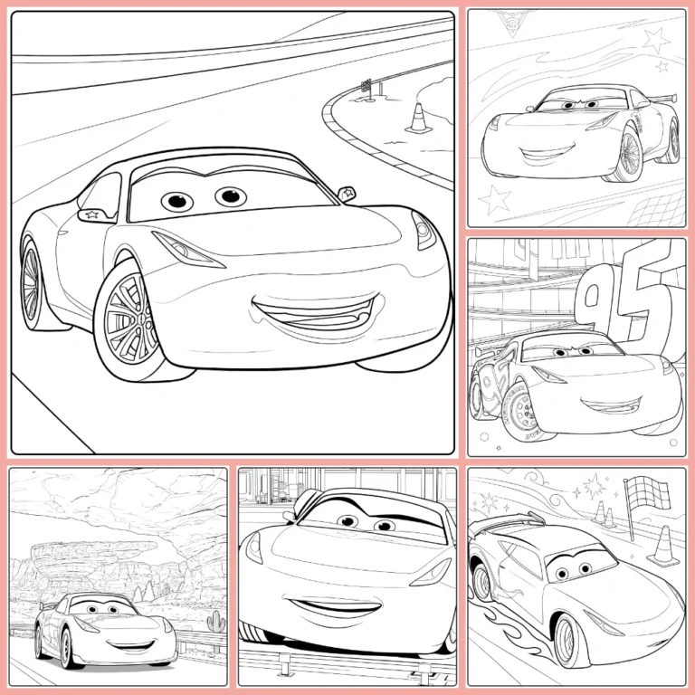 cruz ramirez coloring page collection cover image
