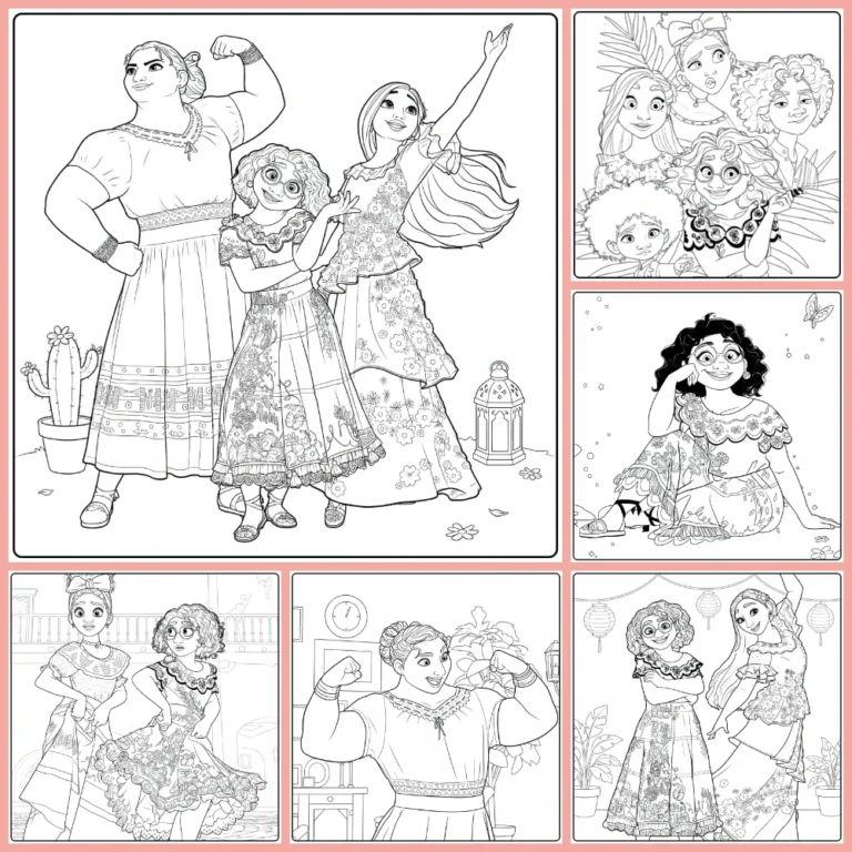 Encanto coloring page collection cover image