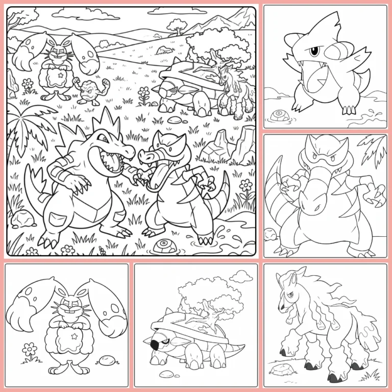 ground Pokemon coloring page collection cover image
