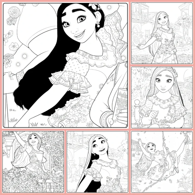 Isabela Madrigal coloring page collection cover image
