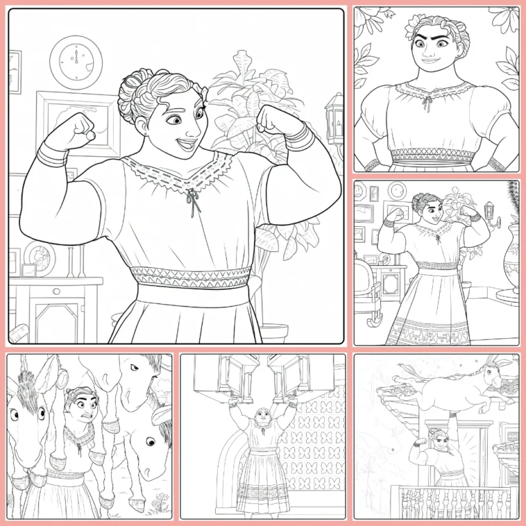 Luisa Madrigal coloring page collection cover image