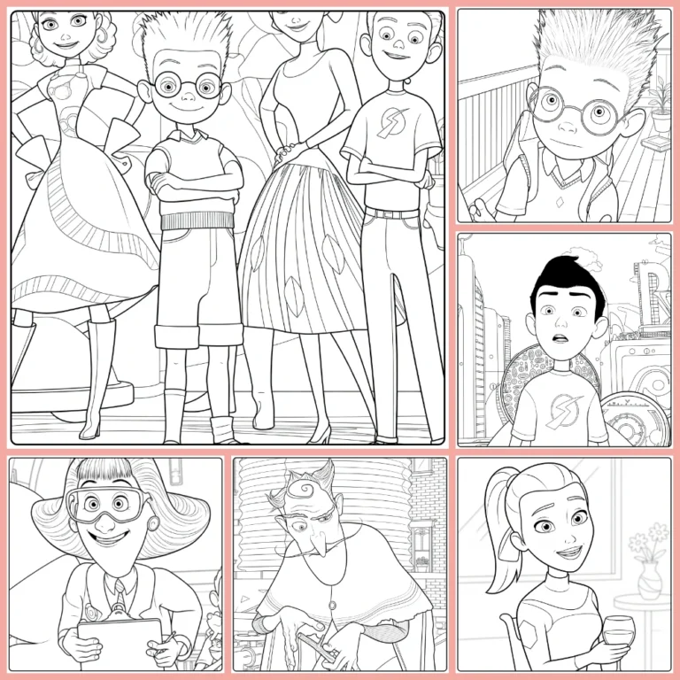 meet the robinsons coloring page collection cover image