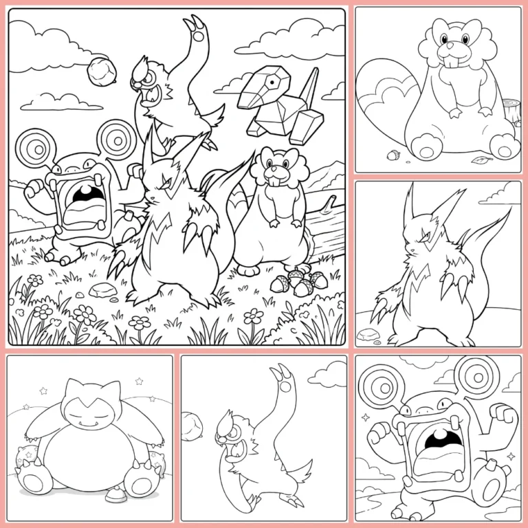 normal pokemon coloring page collection cover image