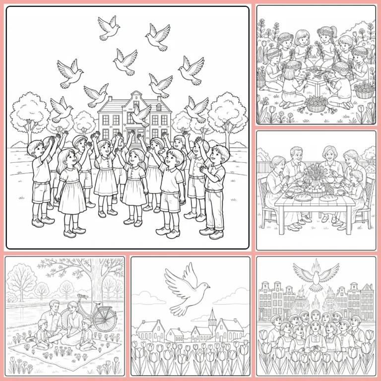 pentecost coloring page collection cover image