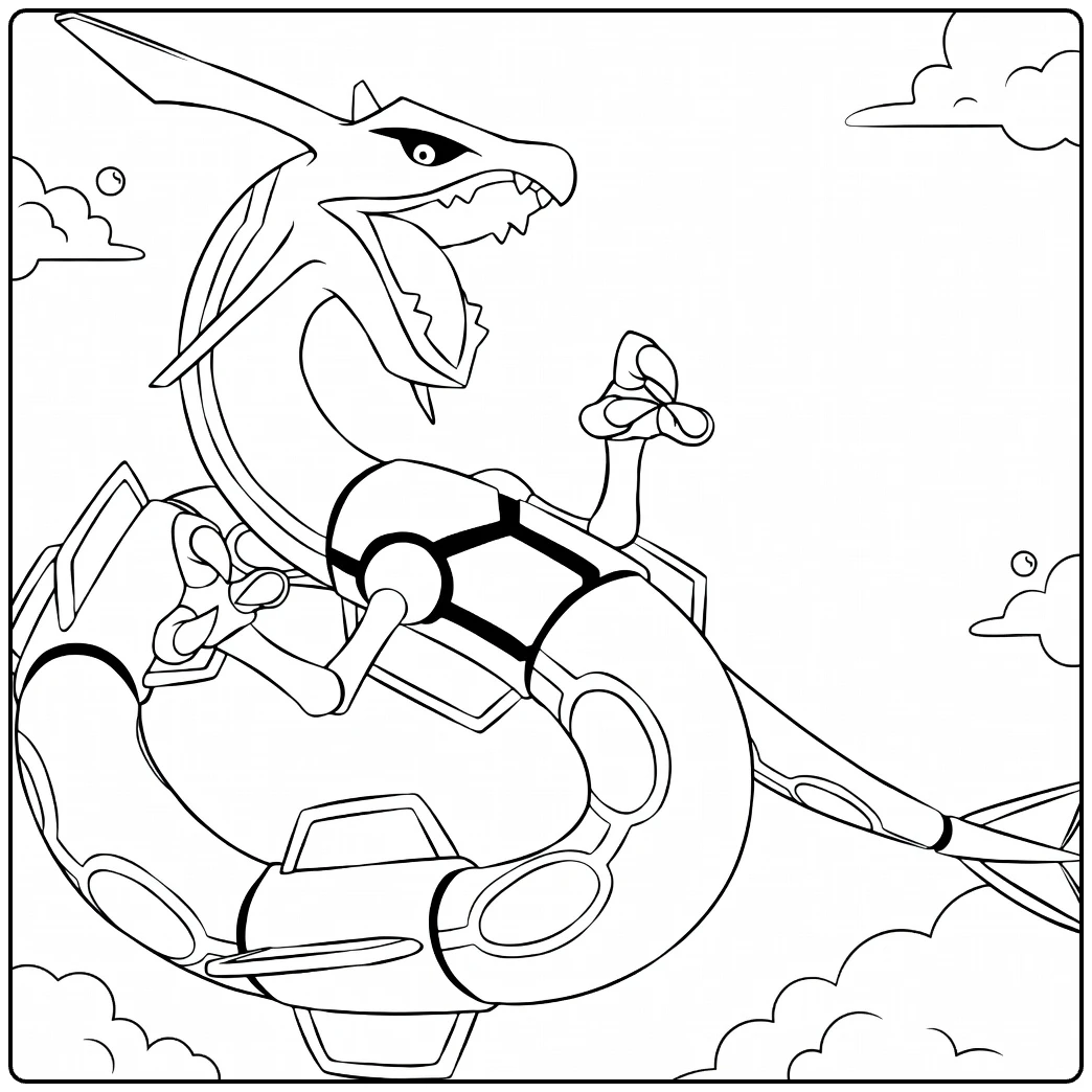 Groudon coloring page