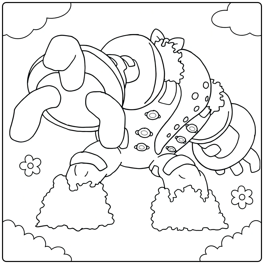 Heatran coloring page
