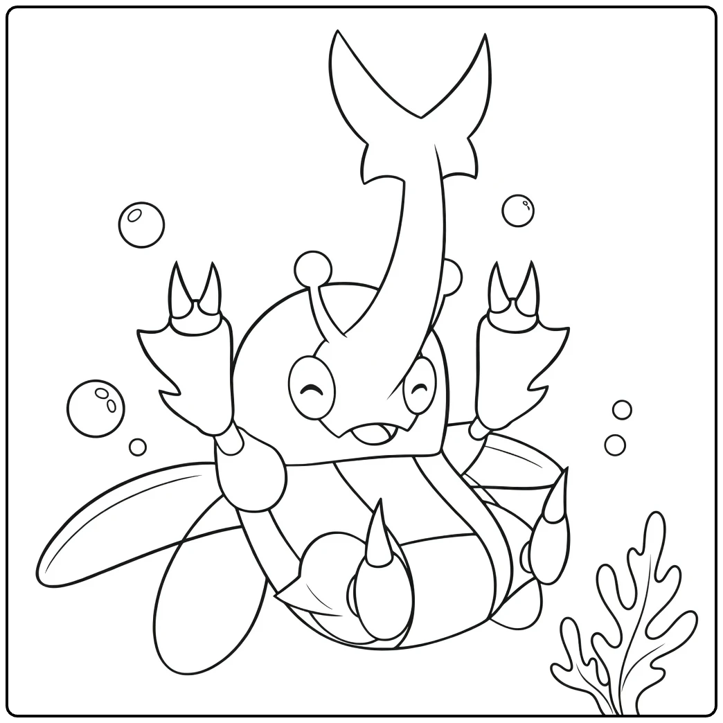 Heracross coloring page