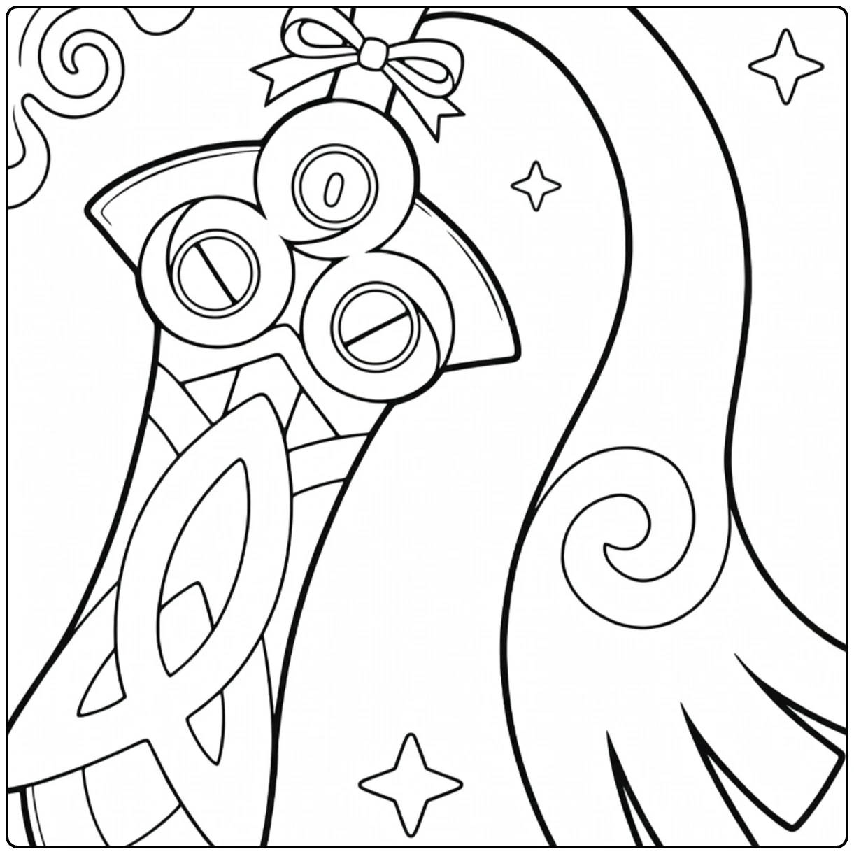 Honedge for Pokemon Fans coloring page