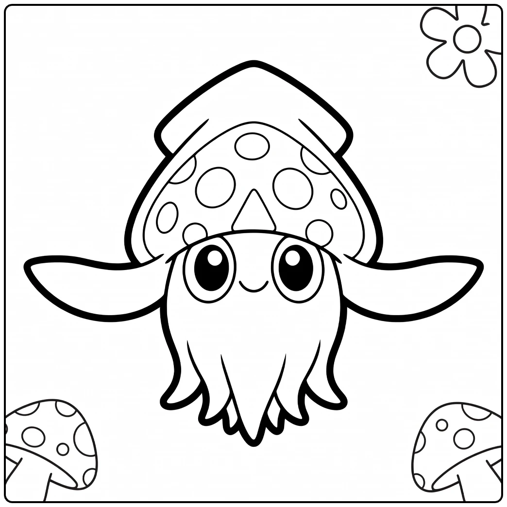 Fun Pokemon Inkay coloring page