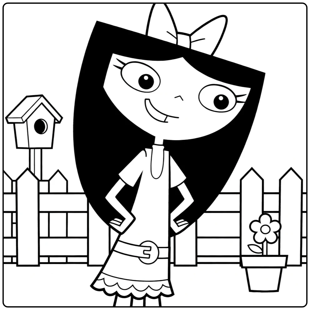 isabella Garcia Shapiro Kleurpaat in the Tuin coloring page