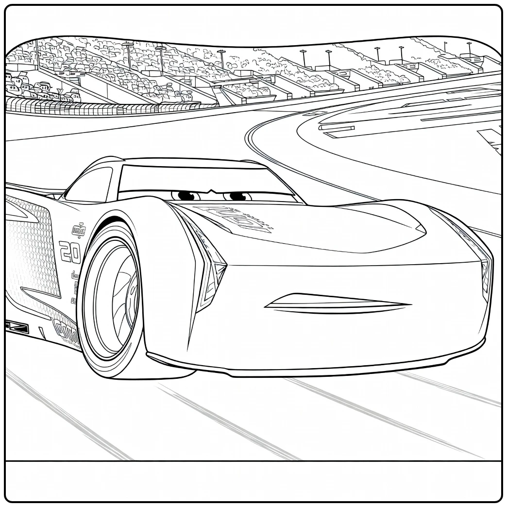 Jackson Storm coloring page