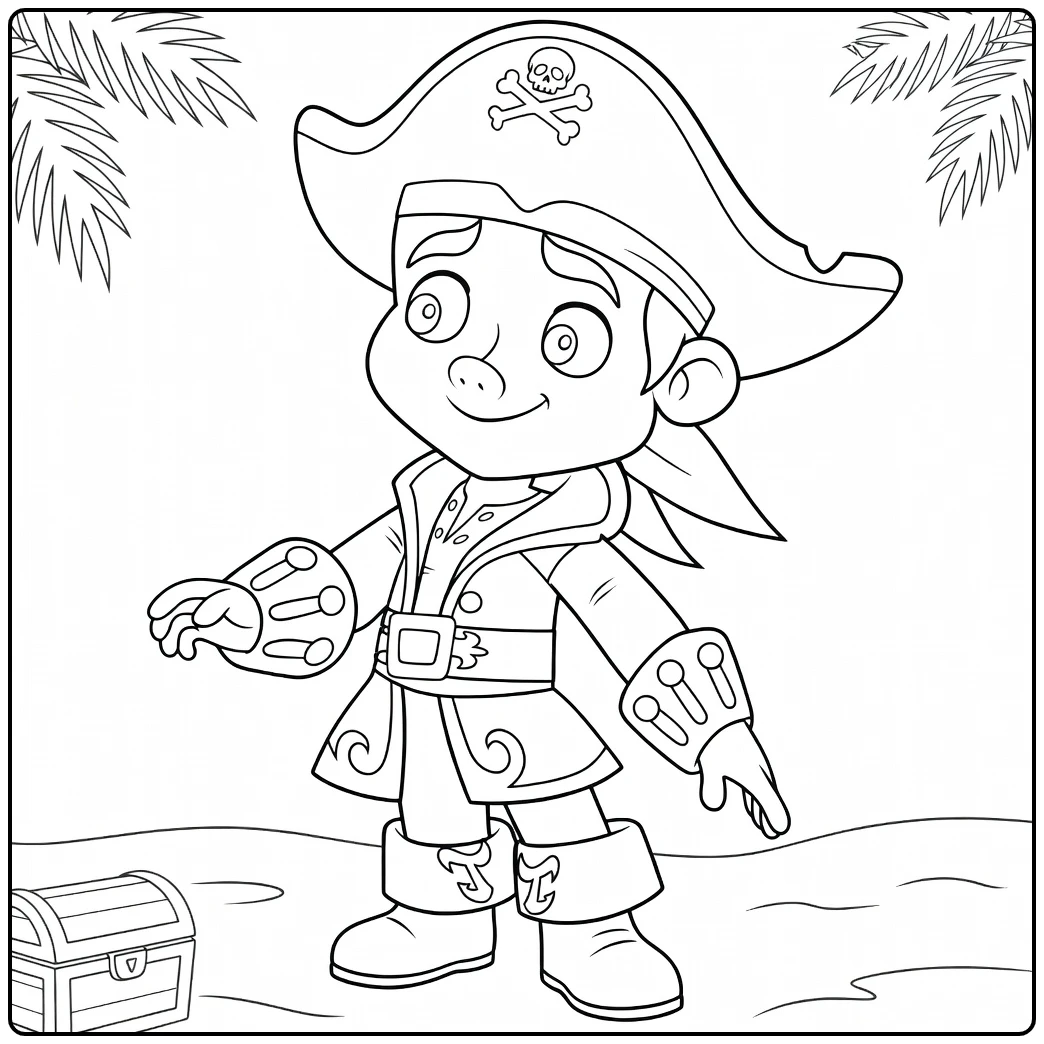 jake and the Never Land Pirates Adventure coloring page