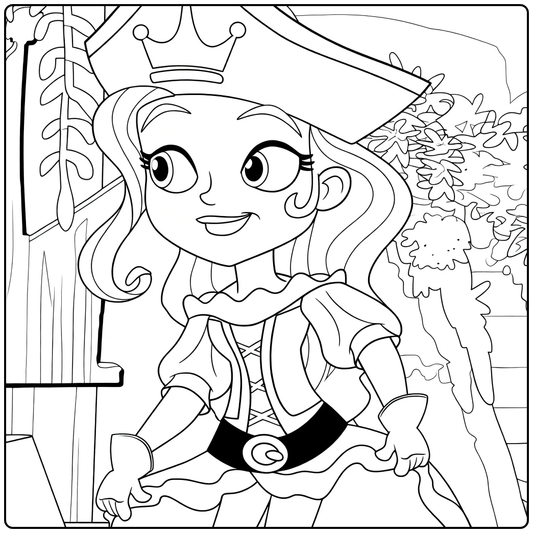 jake and the Never Land Pirates for Creative Plezier coloring page